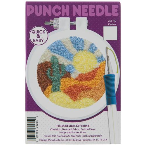 Desert Cactus Punch Needle Kit