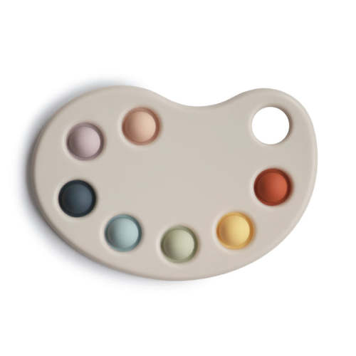 Mushie Paint Palette Press Baby Toy