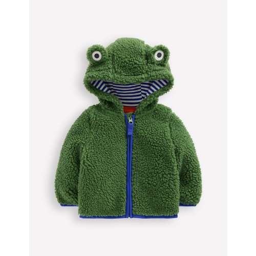 Boys Borg Fleece-Broccoli Green Frog