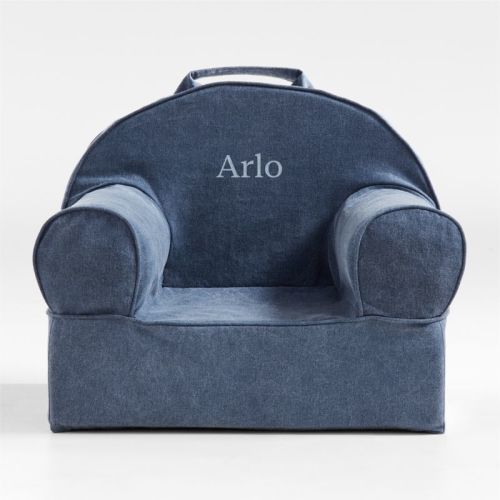 Personalized Small Cyprus Green Kids Lounge Nod Chair