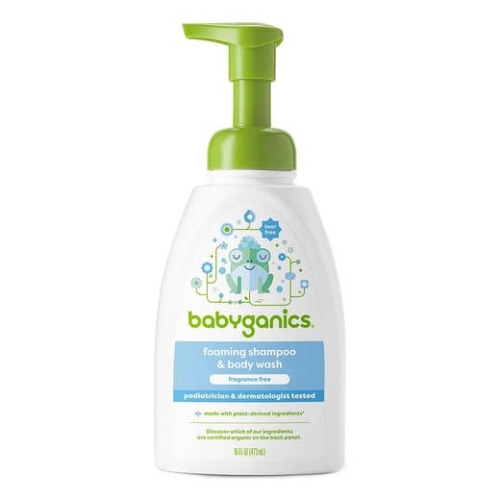 Babyganics Fragrance-Free Foaming Shampoo & Body Wash 16 fl. oz. | Co-op Market