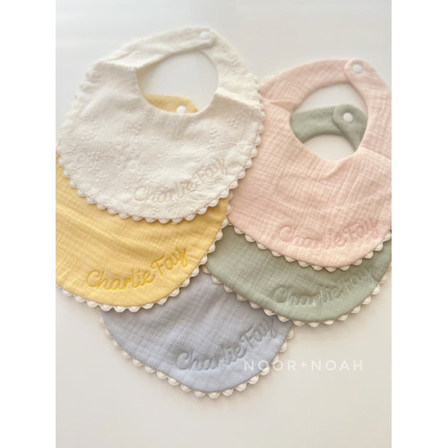Embroidered Baby Bib