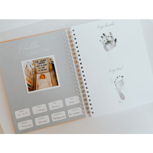 Baby Book | Personalized Baby Book | Baby Memory Book | Baby Shower Gift | Pregnancy Book | Baby Announcement | Newborn Keepsake Book