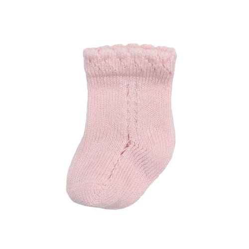 Newborn Open-work Cotton Socks (Color: White)