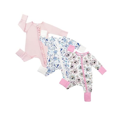 Bow Dream Baby Girl Clothing Footies Bamboo Rayon Baby Girl Clothes Baby Romper Jumpsuit Newborn-24 Months