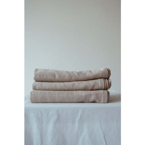 ORGANIC COTTON SWADDLE, mushroom