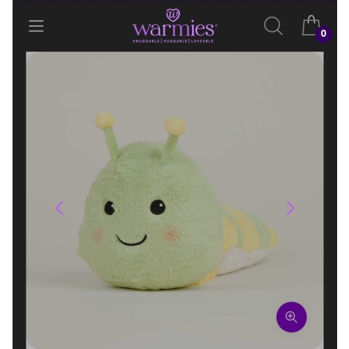 Caterpillar Warmies | Microwavable Caterpillar Warmies Stuffed Animal | Warmies USA