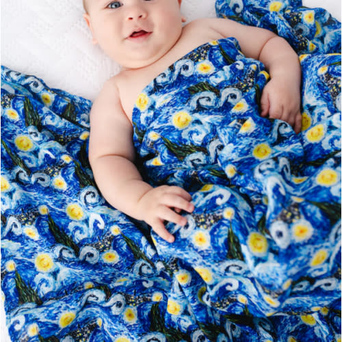 Starry Night Swaddle Blanket