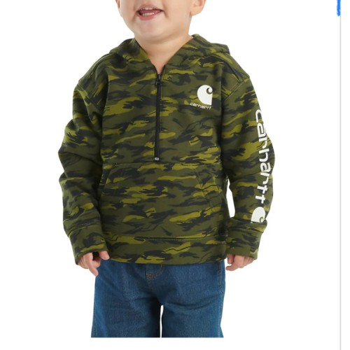Boys' Long-Sleeve Half-Zip Camo Sweatshirt (Infant/Toddler)