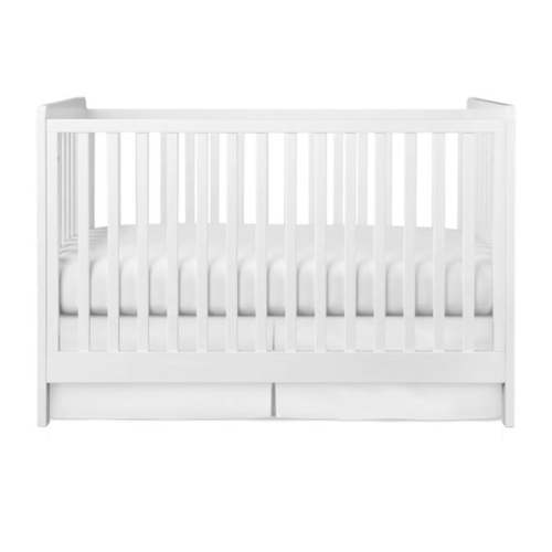 Pleated White Crib Skirt Crib Skirt for Baby Bed Crib Skirt - Etsy