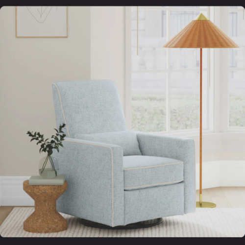 COLOR Heathered Blue- daVinci Piper Recliner and Swivel Glider & Reviews | Wayfair