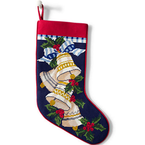 Needlepoint Personalized Christmas Stocking | Lands' End