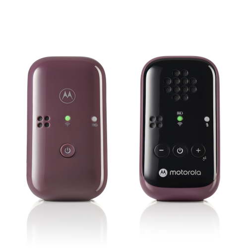 Motorola PIP12 Travel Baby Monitor, Audio-Only Portable Baby Monitor with Rechargeable Batteries, Long-Range Child Safety, Includes Water-Resistant, Purple