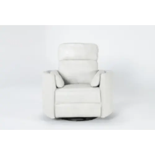 Eleanor Nursery Power Swivel Glider Recliner With USB | Button | Rocker | Living Spaces