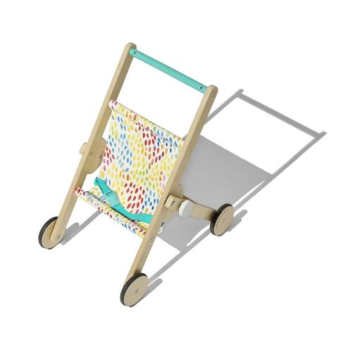 LOVEVERY | The Buddy Stroller | Wooden Toy Doll Stroller for Pretend Play, Ages 12 Months+