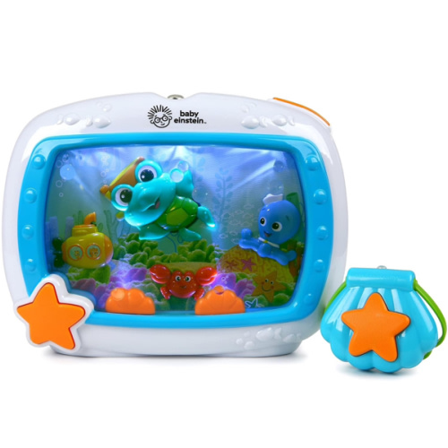 Baby Einstein Sea Dreams Soother Musical Crib Toy and Sound Machine, Newborn and up