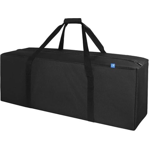 COOLBEBE 36-Inch Large Travel Duffle Bag, 100L Heavy Duty Luggage for Sports Equipment, Camping & Moving, Water Resistant, Black