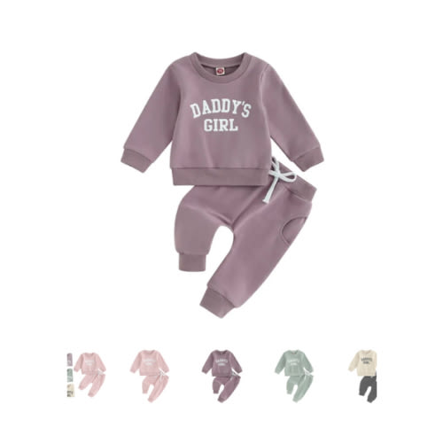 DADDY'S GIRL Joggers Outfit - Hazel & Bo