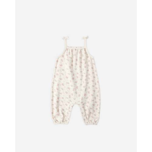 Smocked Jumpsuit Flower Field