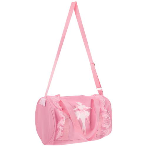 HONMEET 1Set Pink Ballet Bag Kids In Princess Style With Adjustable Strap And Zipped Closure For Girls
