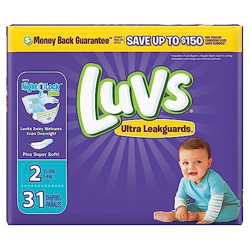 Luvs Diapers Size 2, 31 Count