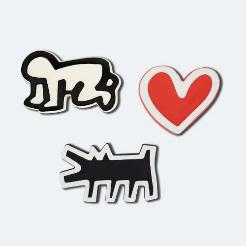 KEITH HARING SENSORY BATH TOYS - Suitable from birth