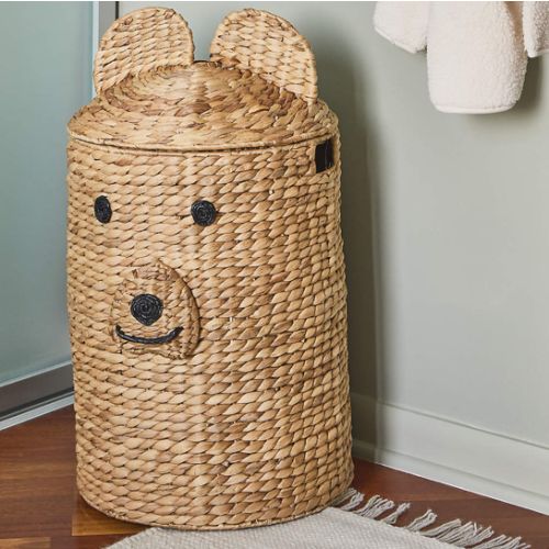 Bear Woven Kids Hamper with Handles