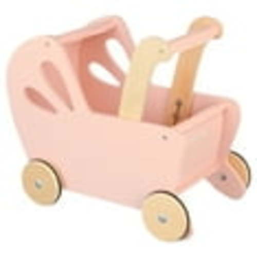 Moover Toys Doll Stroller, Pram - Light Pink, Children 12 Months+