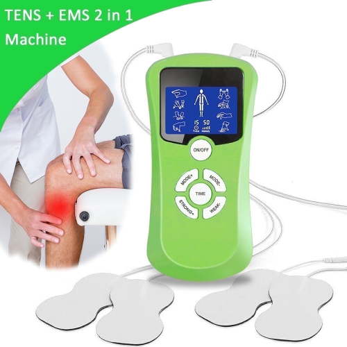 OSITO TENS Unit Pulse Massager Muscle Stimulator Therapy Device Dual Channel EMS Machine Pain Relief