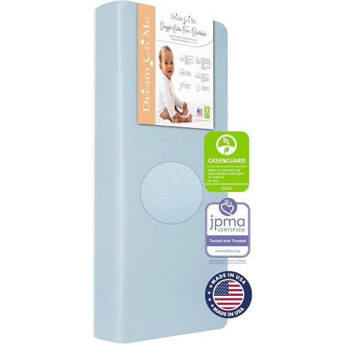 Snuggles Extra Firm Baby Crib Mattress, Greenguard Gold and JPMA Certified Crib Mattress, Fits All Portable & Mini Cribs, Waterproof Vinyl Cover, 10 Years Limited Warranty