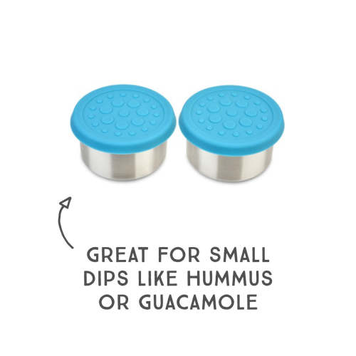 LunchBots Dips Stainless Steel 2.5oz Condiment Containers