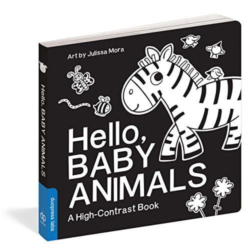 Hello, Baby Animals: A High-Contrast Book