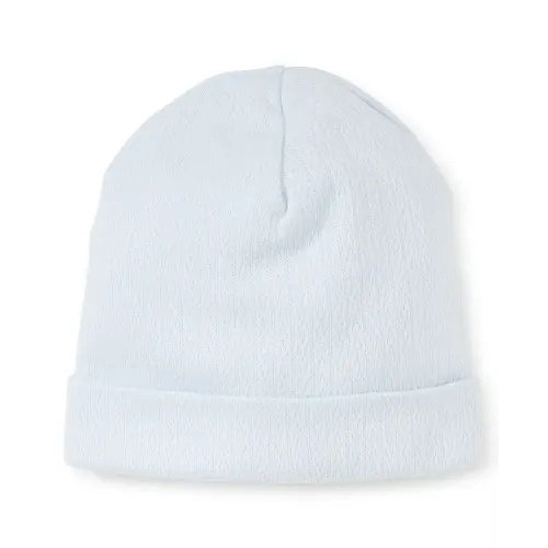 Blue Pointelle Hat