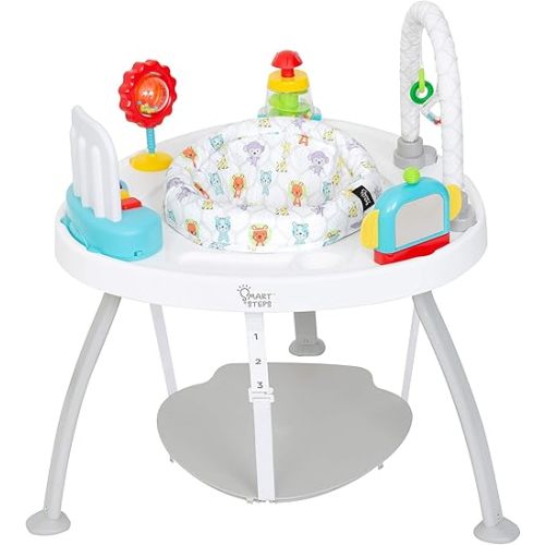 Smart Steps® 3-in-1 Bounce N' Play Activity Center Plus with STEM Learning Toys, Tike Hike