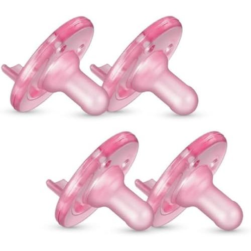 Philips AVENT Soothie 3-18 months, pink/pink, 4 pack, SCF192/47