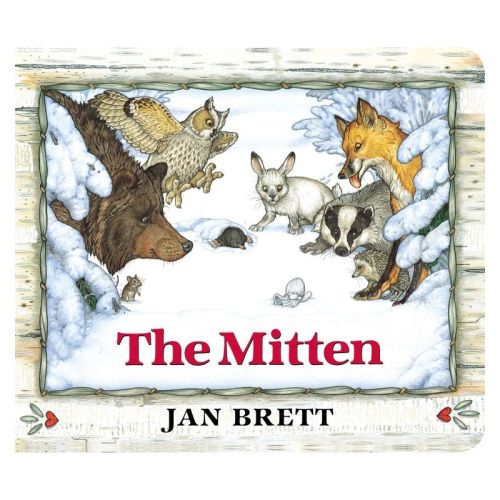 The Mitten (oversized Lap Board Book) - By Jan Brett