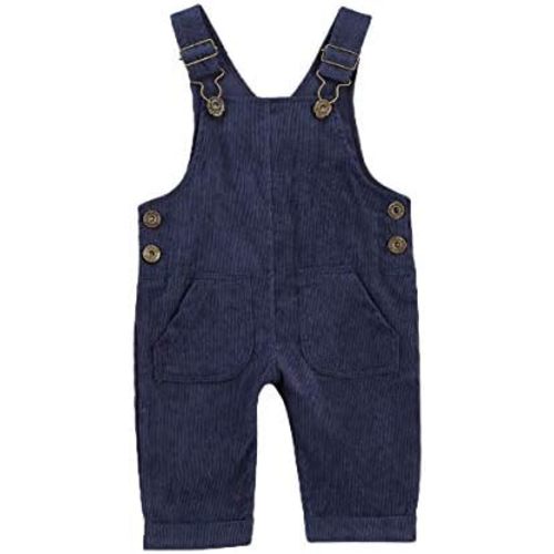 YOKJZJD Newborn Infant Baby Boy Girl Fall Winter Suspender Pants Overalls Corduroy Bib Pants Trousers with Pockets