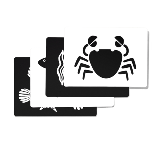 Contrast Black & White Card Set | Baby Contrast Cards | Lovevery