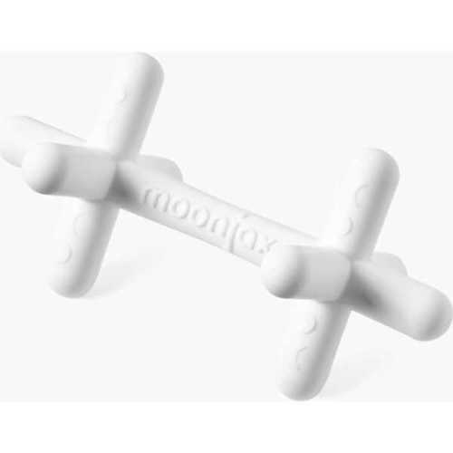 Baby Teether, Moonlight White Silicone - Moonjax | Maisonette