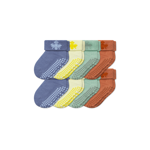 Baby Gripper Sock 8-Pack (6-12 Months)