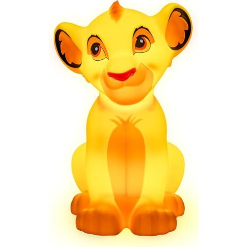 Paladone Simba 3D Shaped Light - Officially Licensed The Lion King Merchandise, Disney Nighlight for Bedside Table or Kids Room Decor, Battery Powered