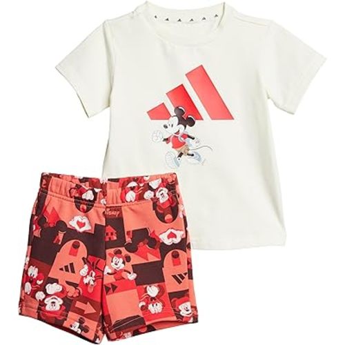 adidas baby-girls Disney Mickey Mouse T-shirt Set