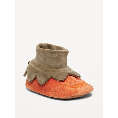 Velour Pumpkin Slippers for Baby | Old Navy