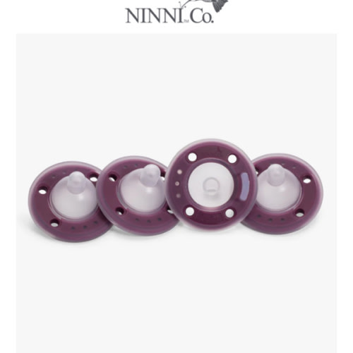 Ninni Pacifier Plum 4 Pack