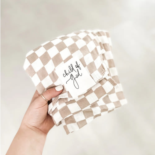 Child of God Checker Swaddle Blanket – OUR HOUSE ABOVE