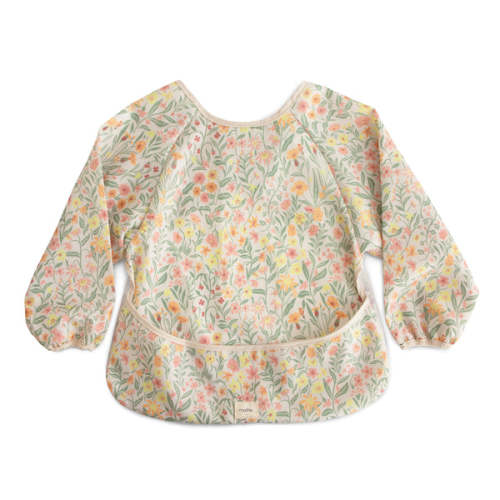 Long Sleeve Bib – Mushie | Pastel Blooms