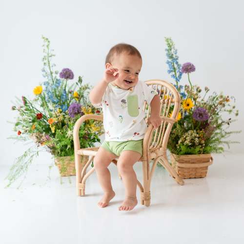 Toddler Crew Neck Tee in Wildflower