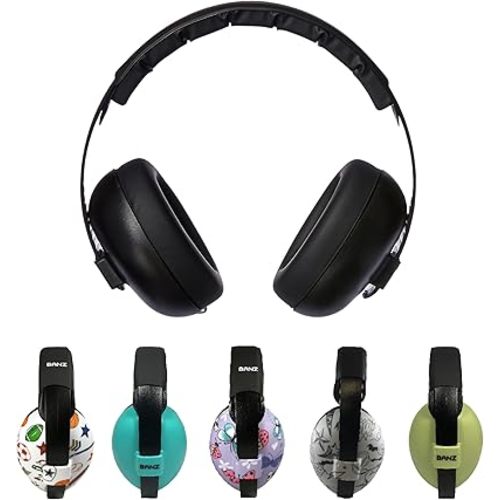 Banz Bubzee Baby Headphones for Noise Protection - Baby Ear Muffs, Newborn Infant & Toddler, 0 to 36 Months, Adjustable