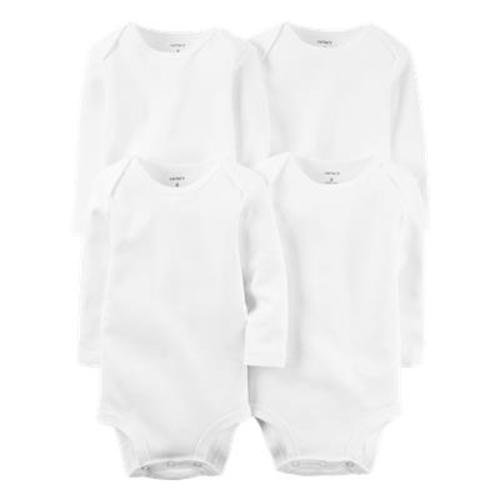 Baby 4-Pack Long-Sleeve Bodysuits - Carter's | Carter's