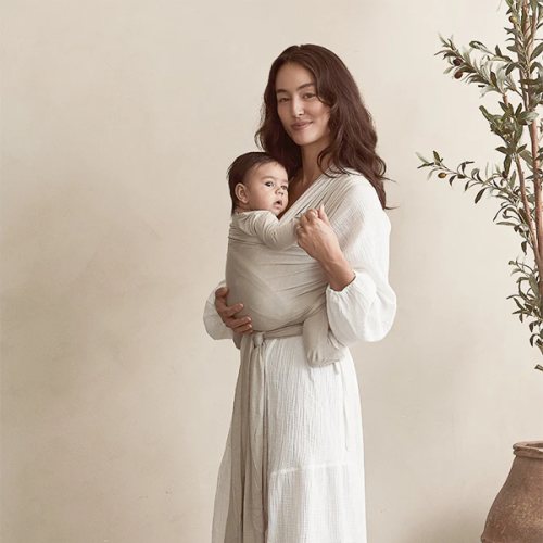 Solly Baby Wrap Carrier - Lightweight Baby Carrier - Newborn Baby Essentials - for Newborn, Infants and Baby 8-25 Lbs. Spelt